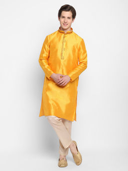 Devoiler - Regular Fit Long Kurta For Men