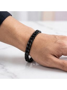 Salty Alpha - Hades Classic Black Thick Bracelet