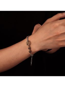 Salty Alpha - Vajra Chain Bracelet with Dual Tone Heritage Detail