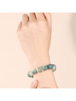 Salty Alpha - Green Bodhi Jade Bead Bracelet