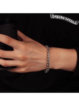 Salty Alpha - Classic Spine Link Bracelet Silver