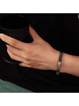 Salty Alpha - Hematite Cube Bracelet