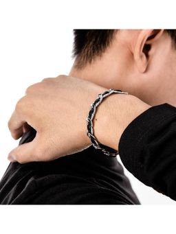 Salty Alpha - Nocturne Leather Chain Bracelet