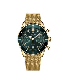 Carlton London - Men Momentum Green Dial Round Analog Watch - CL-MT-GGRN (M)