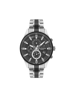 Lee Cooper - Men Chronograph Black Round Dial Watch - LC07670.360 (M)
