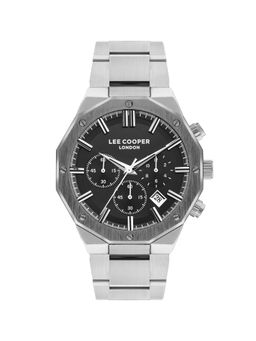 Lee Cooper - Men Multifunction Black Round Dial Watch - LC07807.350 (M)