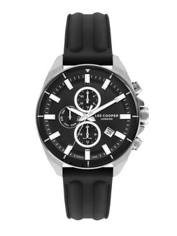 Lee Cooper - Men Multifunction Black Round Dial Watch - LC07881.351 (M)