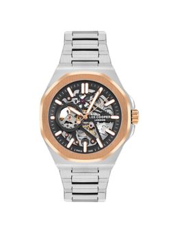 Lee Cooper - Men Automatic Blue Round Dial Watch - LC07977.530 (M)