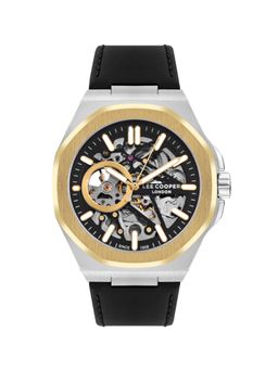 Lee Cooper - Men Automatic Black Round Dial Watch - LC07978.261 (M)