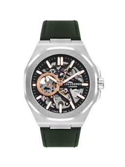 Lee Cooper - Men Automatic Green Round Dial Watch - LC07978.377 (M)