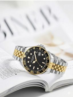 Lee Cooper - Men Quartz Black Round Dial Watch - LC08142.250 (M)