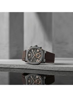 Lee Cooper - Men Quartz Grey Round Dial Watch - LC08150.062 (M)