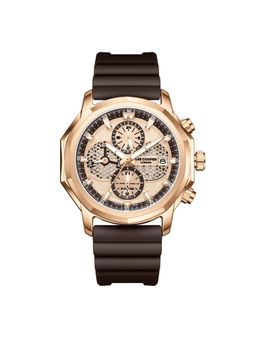 Lee Cooper - Men Quartz Beige Round Dial Watch - LC08238.472 (M)