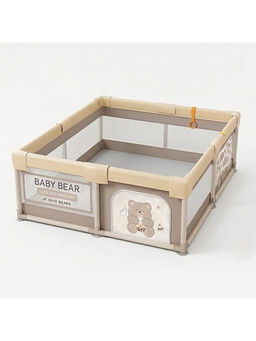 Safe-O-Kid - Large Baby Playpen Safety Play Yard Beige (L)