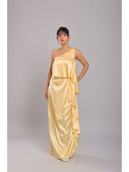 Ellemora - Cream Elegance Maxi Dress