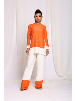 Ellemora - Orange Solid Co-Ord (Set of 2)