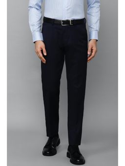 Louis Philippe - Solid Black Trousers