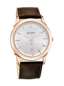 Titan - Gents Karishma 1824WL02 Silver Dial Analog watch for Men