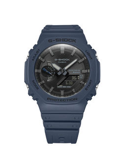 Casio - G-Shock GA-B2100-2ADR Black Analog-Digital Dial Blue Resin Strap Men'S Watch G1243