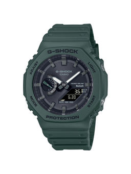 Casio - G-Shock GA-B2100-3ADR Green Analog-Digital Dial Green Resin Strap Men'S Watch G1244