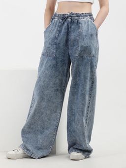 Tommy Hilfiger - Womens Blue Color Trackpant