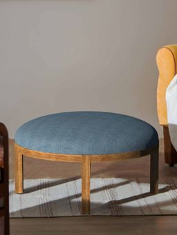 Chumbak - Bohemian Ottoman - Sailor Blue