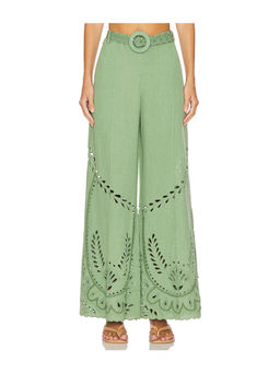 HEMANT AND NANDITA - Flared Pants With Buckle Belt