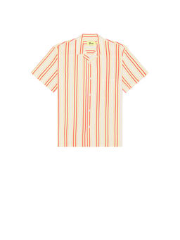 Duvin Design - Stripe Leisure Stretch Button Up Shirt