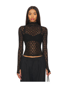 Enza Costa - Lace Long Sleeve Turtleneck