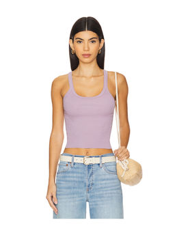 RE DONE - Cropped Ribbed Tank