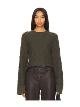 Sanctuary - Coastal Cable Crewneck Sweater