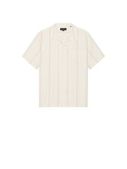 Vince - Sunfair Stripe Short Sleeve Shirt