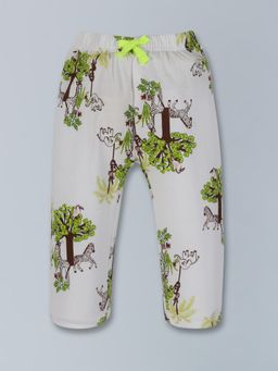 3PIN - Infant Casual Comfort Cotton Printed Joggers With Drawstring Closure