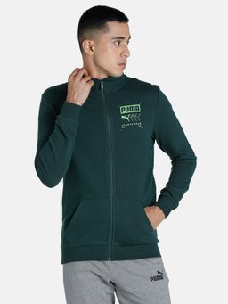 Puma - Ps Graphic Mens Green Jacket