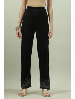 Biba - Black Yarndyed Pant