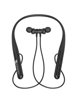 Portronics - Harmonics Z4 Wireless Bluetooth Neckband with mic,30Hrs Playtime,Voice Assistance(Black)