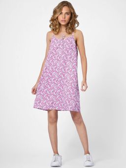 ONLY - Women Printed Pink Dress