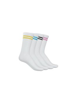 TalkingSox - Unisex Stripes Multi-Color Socks (Pack of 4)