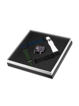 Police - Men Multi-Color Analog Watch with 3 Interchangeable Straps-PLPEWGO0052401S