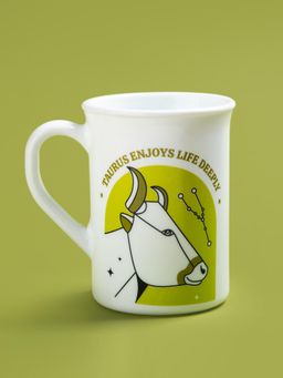 Larah by Borosil - 350Ml Zodiac Sign Taurus Tea-Coffee Mug