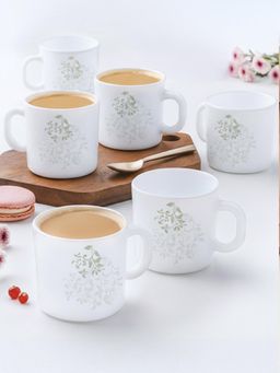 Larah by Borosil - 12Pcs 180Ml Ingot Tea-Coffee Mugs (Pack of 6)