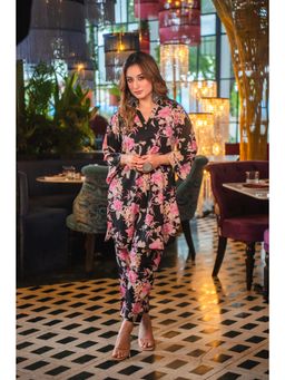 DIMPLE DESIGN STUDIO - Nightingale Cotton Black Co-Ord (Set of 2)