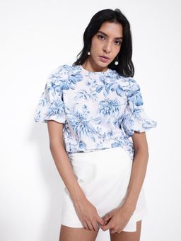 RAREISM - Womens Bobbie Primary Blue Regular Fit Top