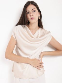 RAREISM - Womens Hawter Primary Beige Regular Fit Top