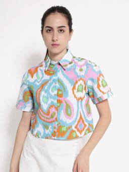 RAREISM - Womens Inkia Primary Multi-Color Regular Fit Top