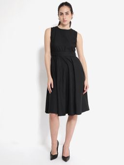 RAREISM - Womens Mulana Primary Black A-Line Midi Dress (Set of 2)