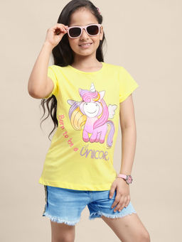 Kidsville - Printed T-Shirt For Girls