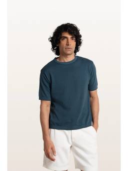 TERRA LUNA - Tian Indian Teal Men's Smart Fit T-Shirt