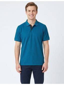 Greylongg - Blue Comfortable Men’s Polo T-Shirt