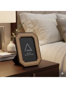 Acad Home - Home Decor Leather Photo Frame - Beige